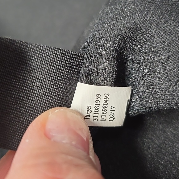 {Who What Wear} Womens Black Brown Animal Print Chiffon Dress - Size XL - Picture 16 of 16